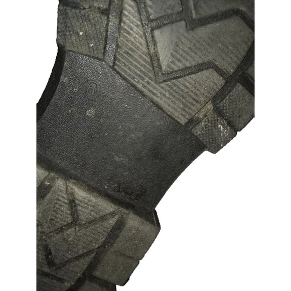 CAPE ROBBIN WOMEN'S SHANDRA LUG LACE/ZIP BLACK SUEDE COMBAT BOOTS 6 - Picture 7 of 7